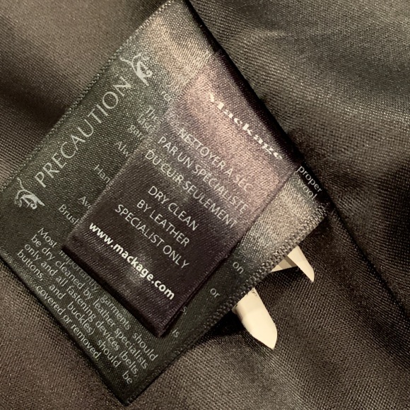 Mackage black wool Zandra toggle hooded jacket size XS - Picture 13 of 16